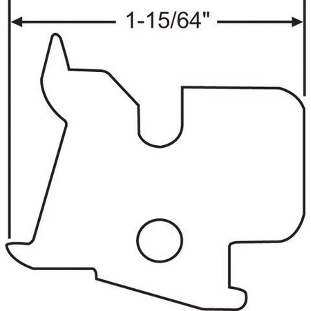 Strybuc White DH Mounting Bracket 96CR-513W